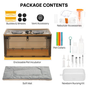 (Open Box) Neighborhood Pet Incubator, Grey Translucent