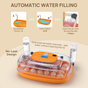 Neighborhood Egg Incubator, 24 Eggs Capacity