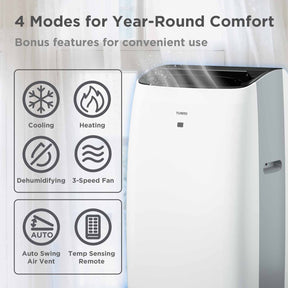 (Open Box) Greenland 14,000 BTU Portable Air Conditioner & Heater