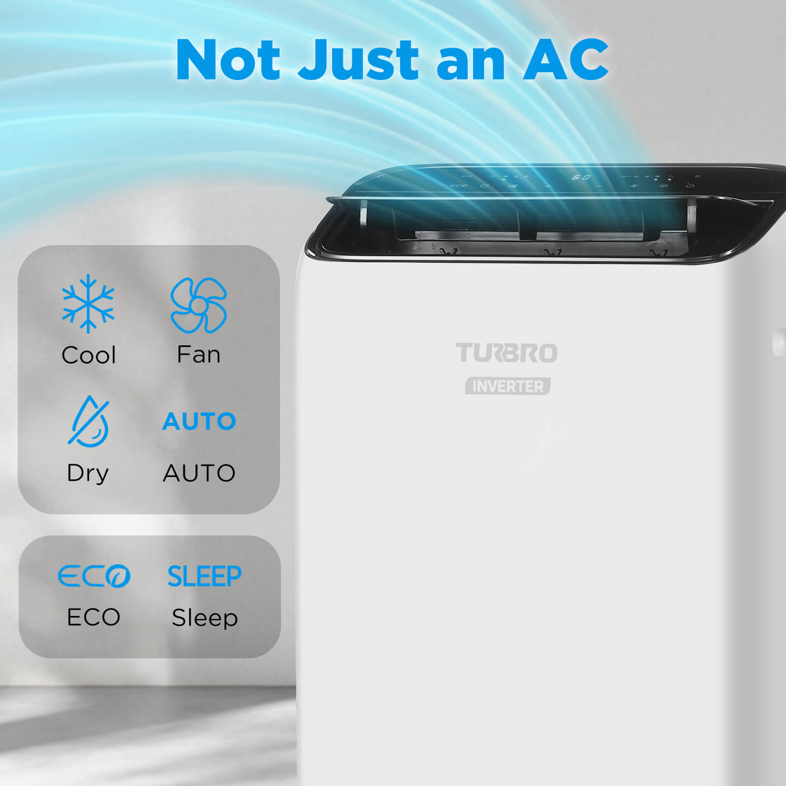 (Open Box) Greenland 14,000 BTU Inverter Portable Air Conditioner