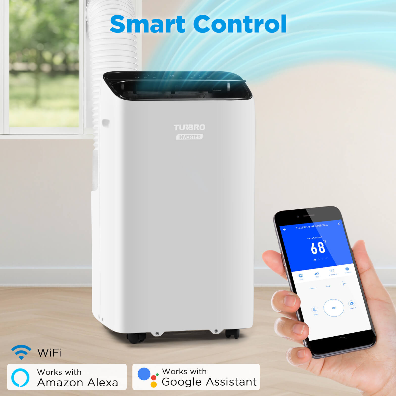 (Open Box) Greenland 14,000 BTU Inverter Portable Air Conditioner