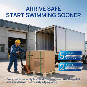 (Open Box) Beluga Inverter Pool Heat Pump, 33K/58K/100K BTU
