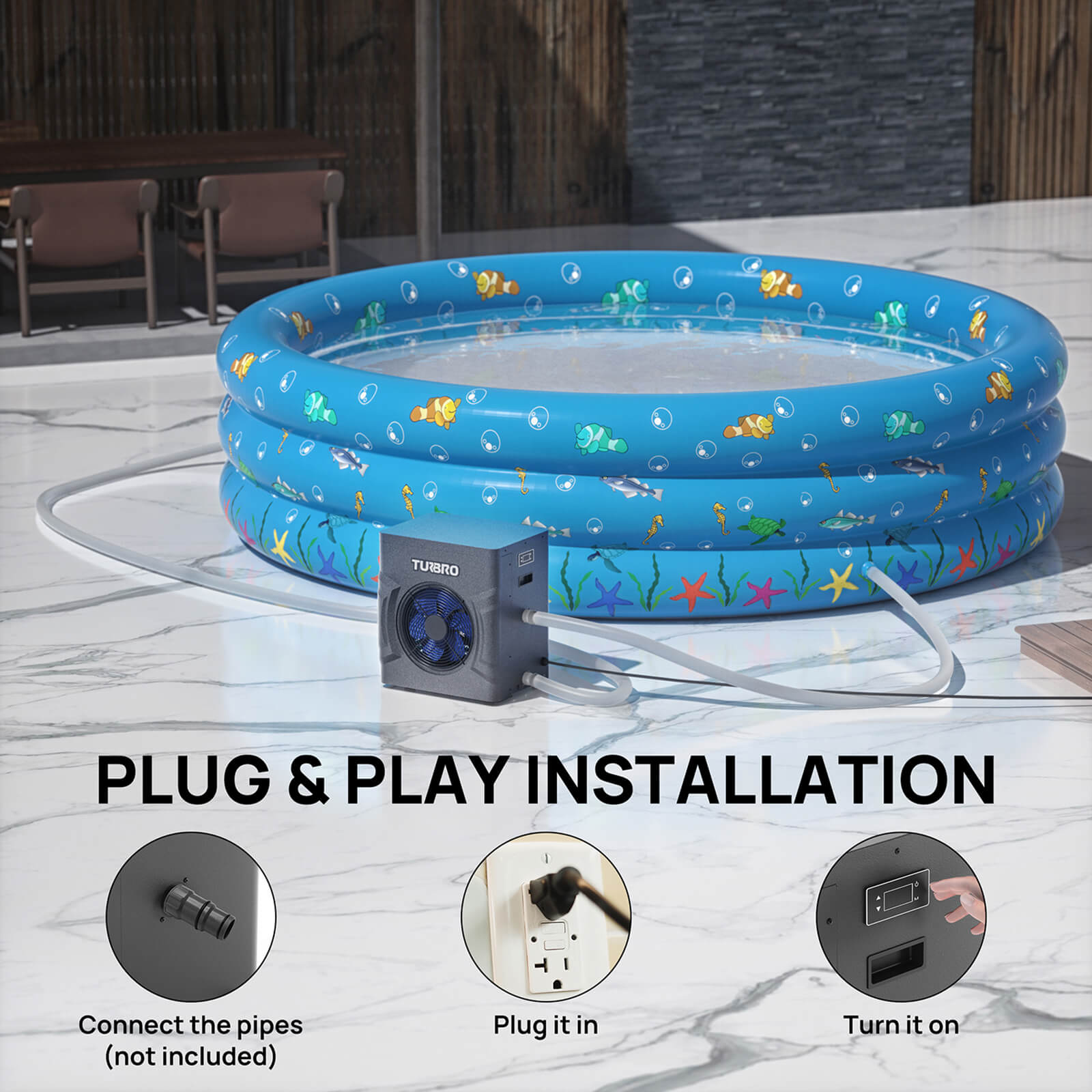 (Open Box) Manatee M20 Swimming Pool Heat Pump