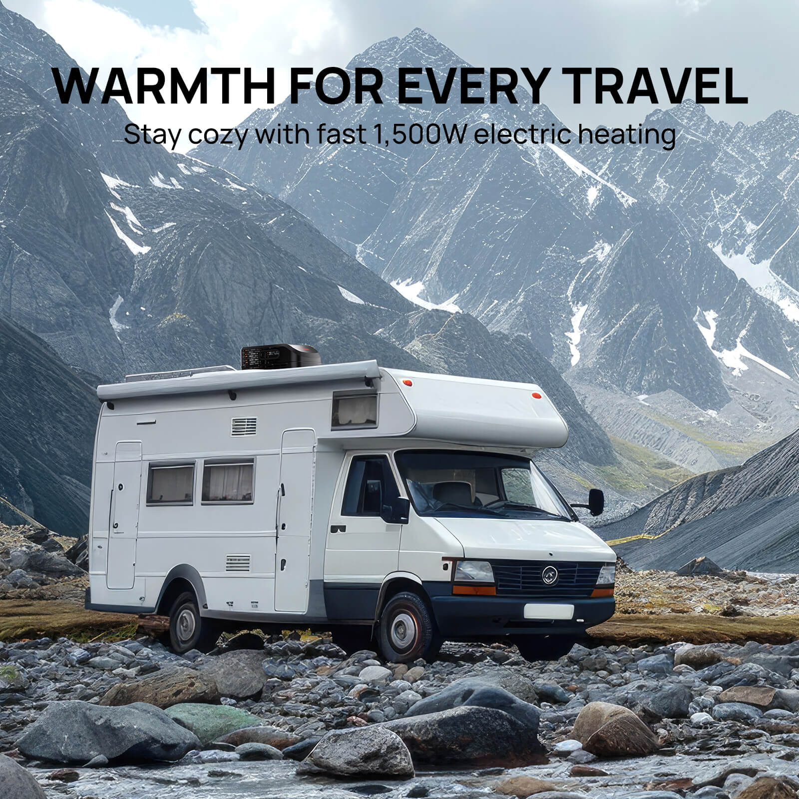 (Open Box) Finnmark 15,000 BTU Rooftop RV Air Conditioner (R32)