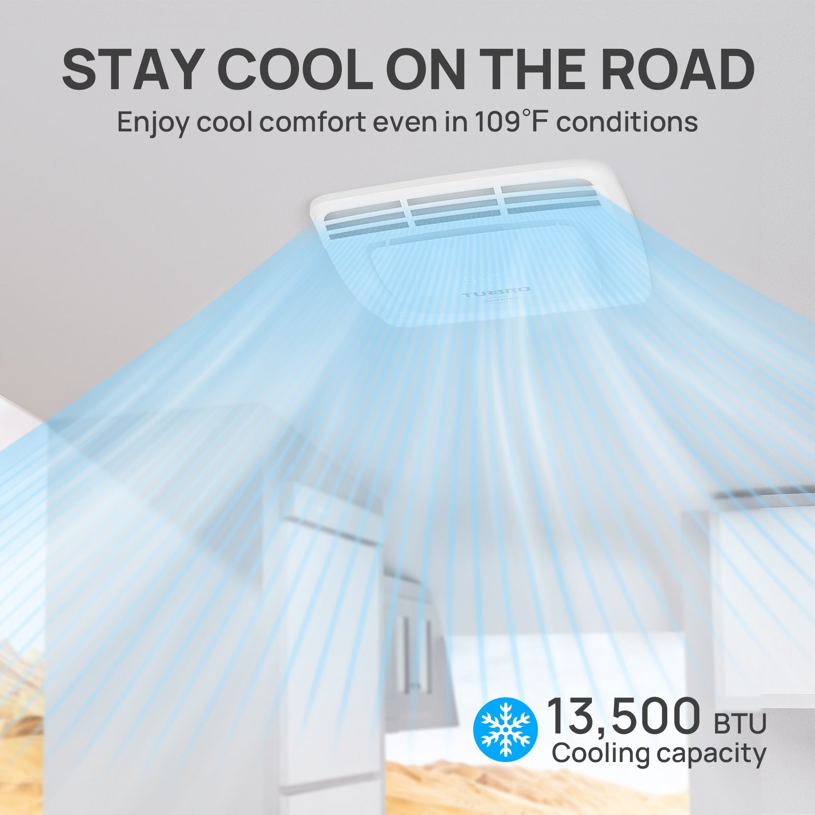 (Open Box) Greenland 13,500 BTU Inverter RV Air Conditioner with Heat Pump