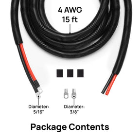 RVAC 4AWG Power Cable
