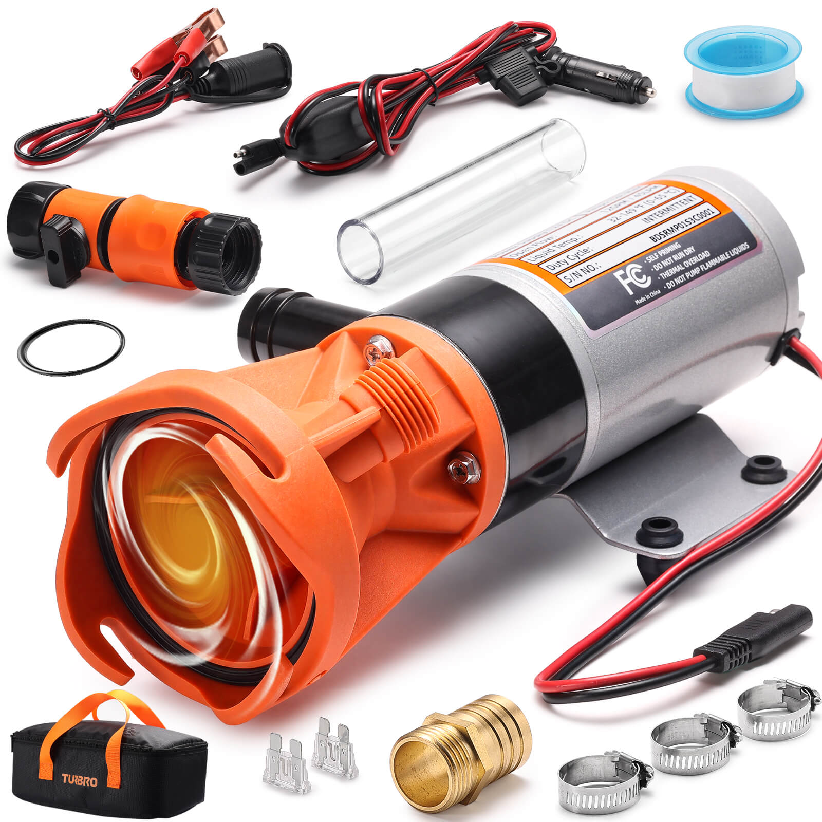 Rotorua Portable Macerator Pump, 12 GPM