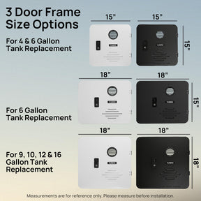 Rotorua RV Water Heater Door Kit, ONLY Door Replacement Kit