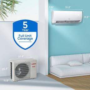 Finnmark 9,000 BTU Single Zone Mini Split AC (R32)