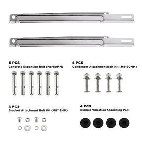 (Open Box) Wall Mounted Stainless Steel Bracket for Mini Spilt AC
