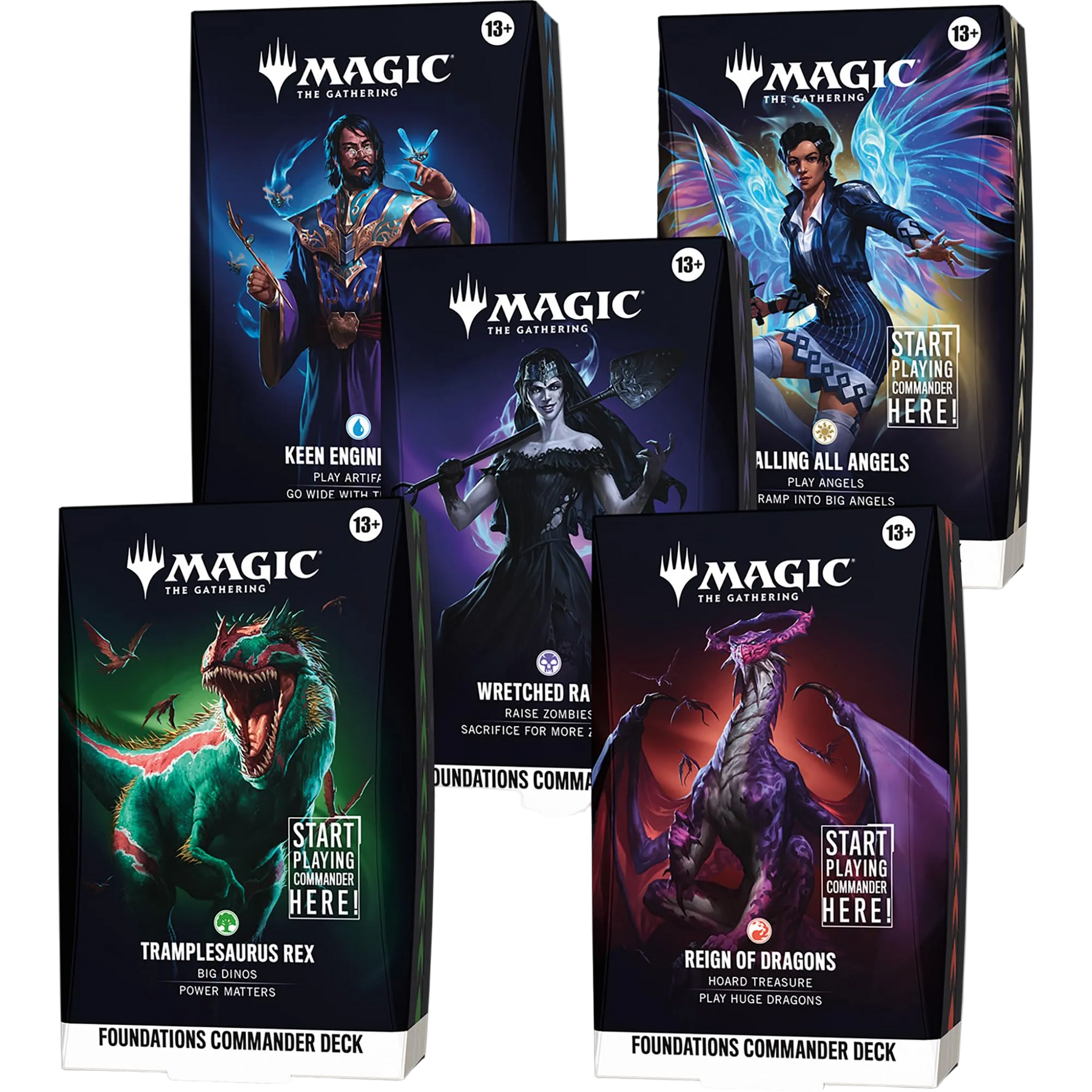 Foundations - Commander Deck (Set of 5)