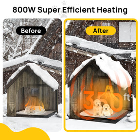(Open Box) Neighborhood DH800A Dog House Heater