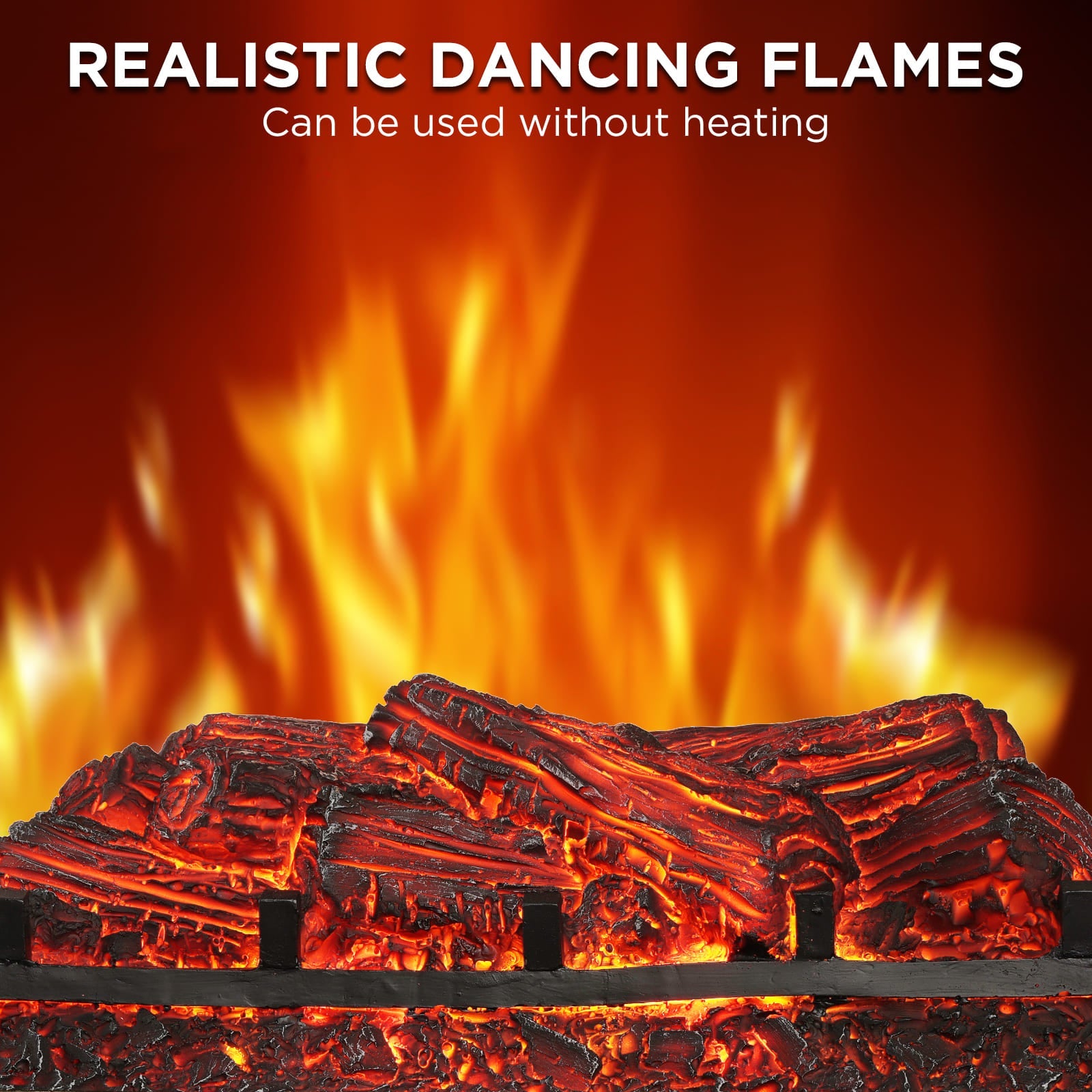 (Open Box) Eternal Flame EF23-PB Electric Fireplace Logs