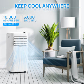 (Open Box) Finnmark 10,000 BTU Portable Air Conditioner
