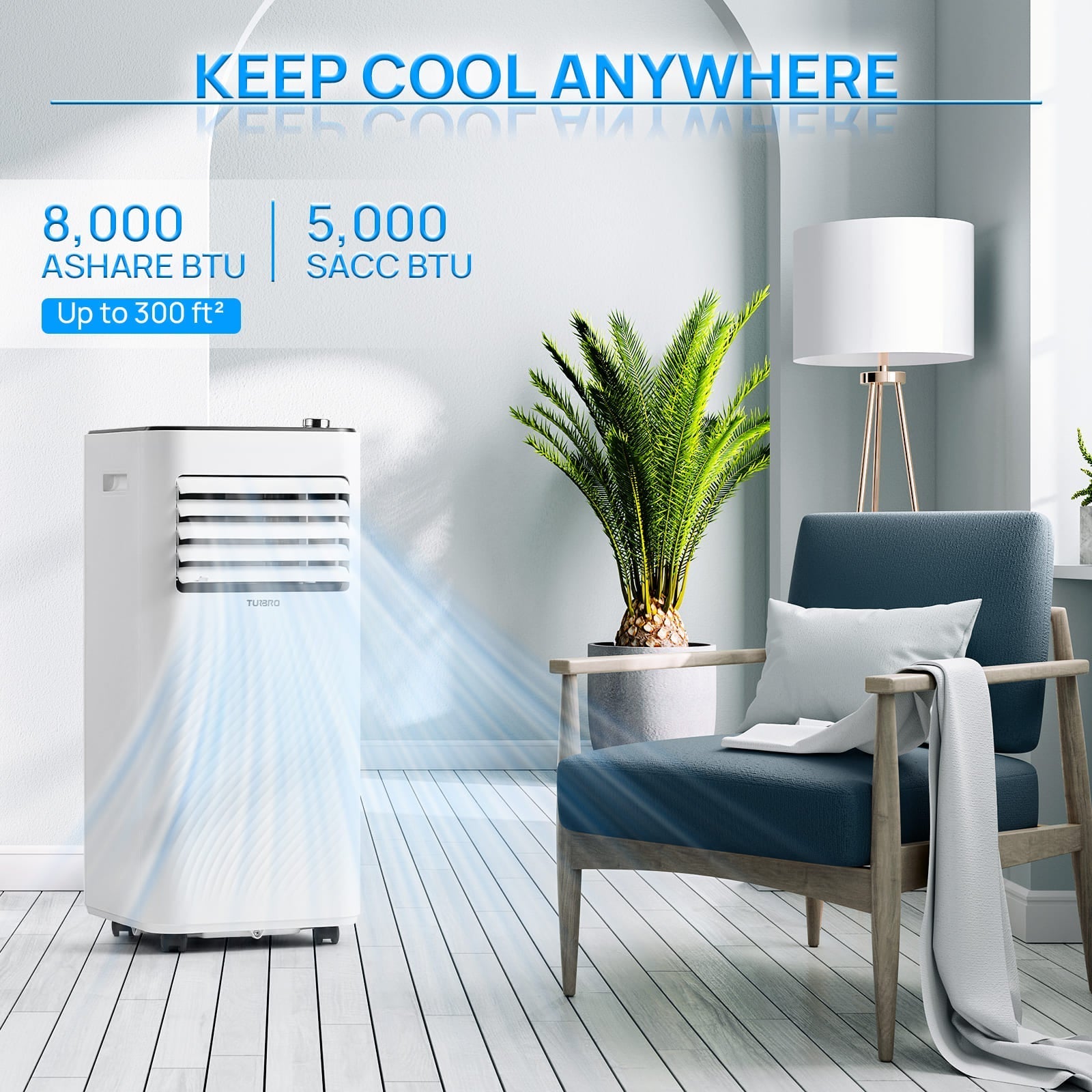 (Open Box) Finnmark 8,000 BTU Portable Air Conditioner