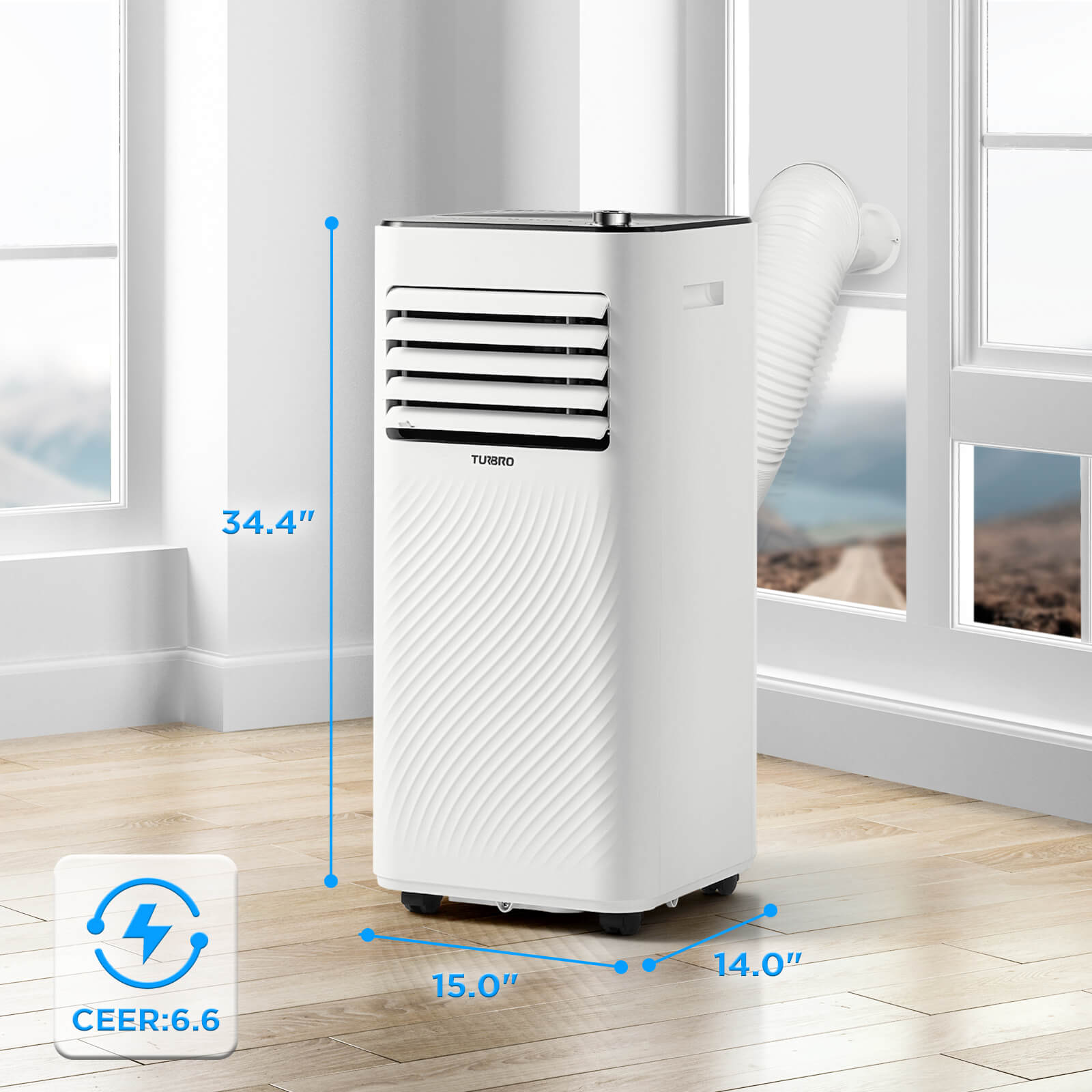(Open Box) Finnmark 8,000 BTU Portable Air Conditioner