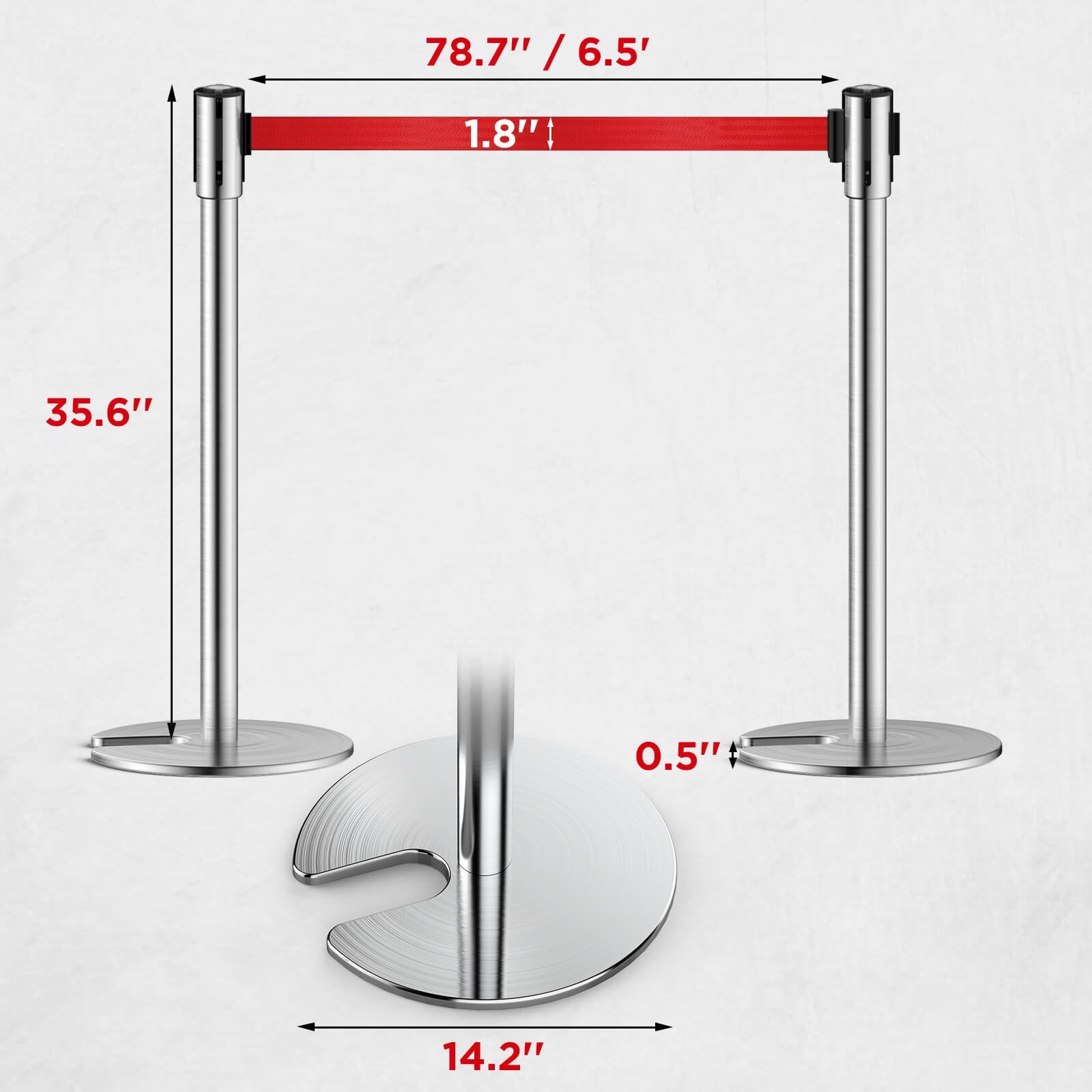 [Discontinued] Helmsman UST10 Stainless Steel Stanchion