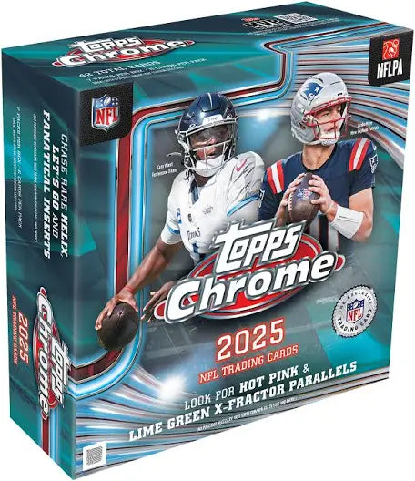 2025 Topps Chrome Football Mega Box