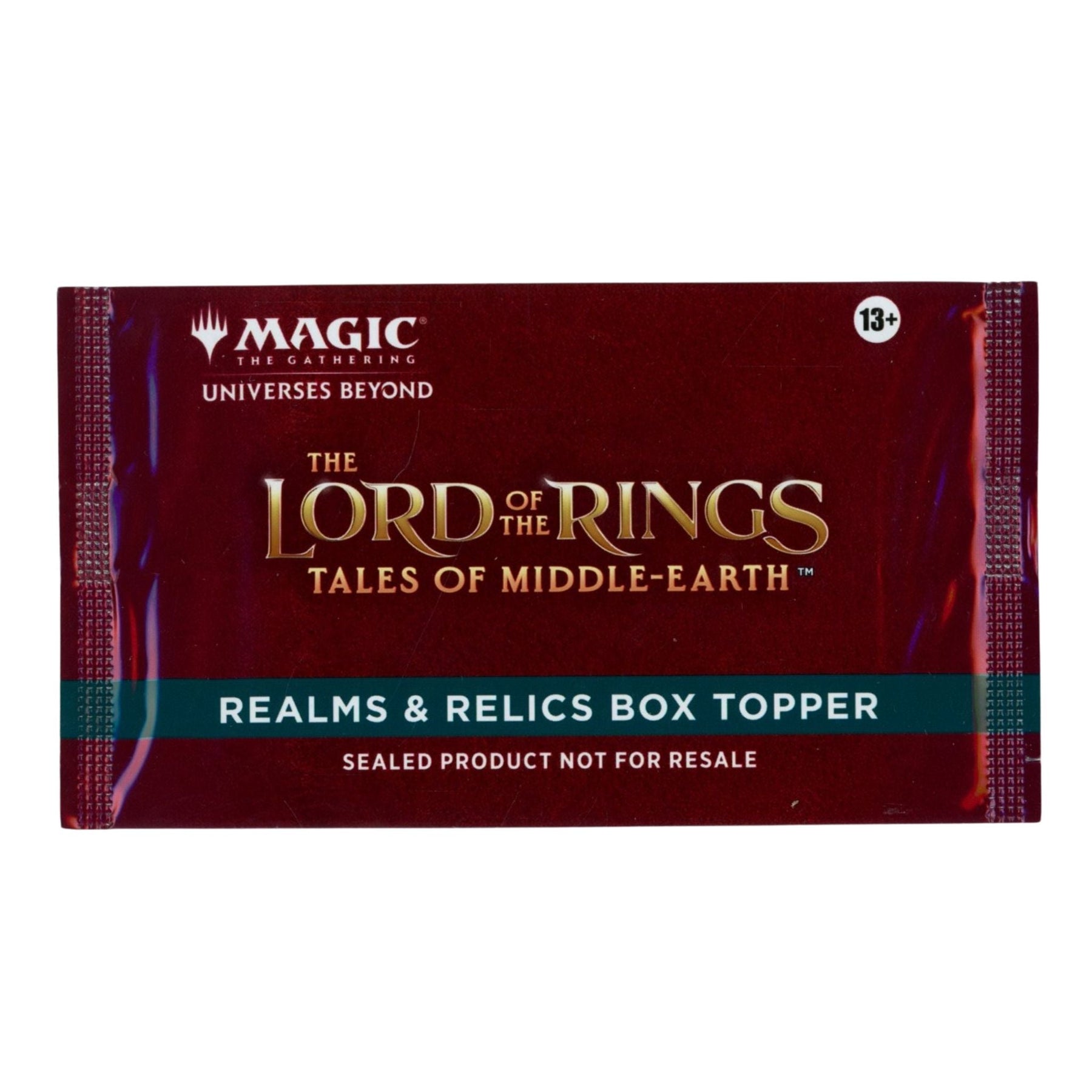 Magic The Gathering Lord of the Rings Tales of Middle-Earth Realms & Relics Box Topper