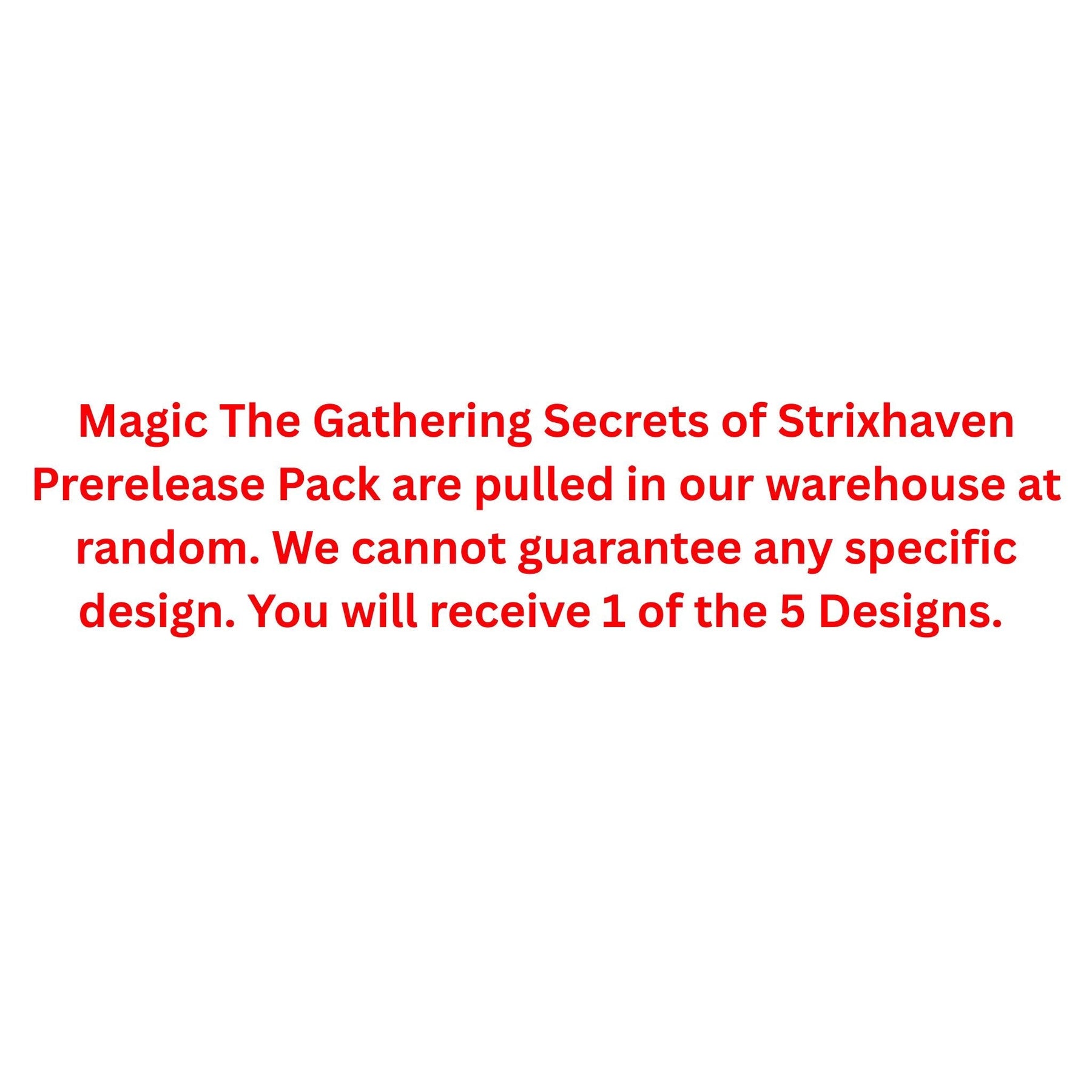 Magic The Gathering Secrets of Strixhaven Prerelease Pack