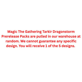Magic The Gathering Tarkir Dragonstorm Prerelease Pack