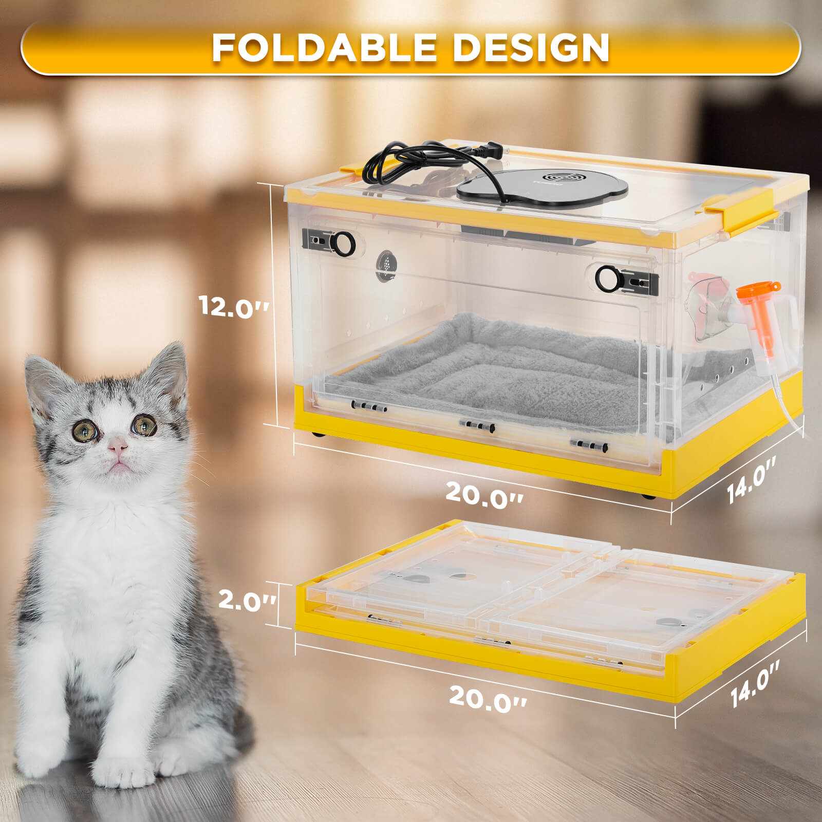 [Discontinued] Neighborhood Pet Incubator, White Translucent