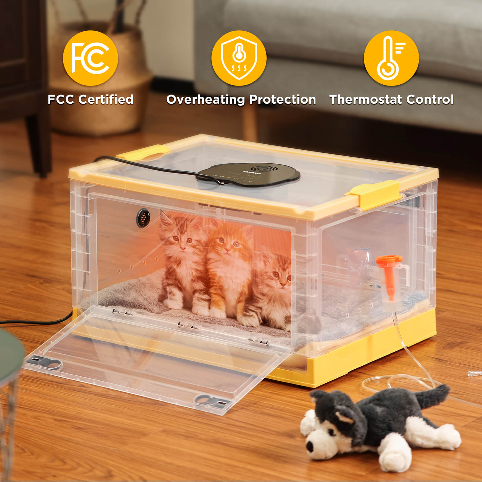 [Discontinued] Neighborhood Pet Incubator, White Translucent