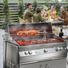 [Discontinued] Stainless Steel Rotisserie Kit for Most Gas Grills