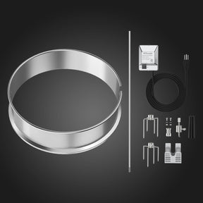 [Discontinued] Stainless Steel Rotisserie Ring Kit