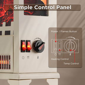 Suburbs TS17Q Electric Fireplace Stove Heater