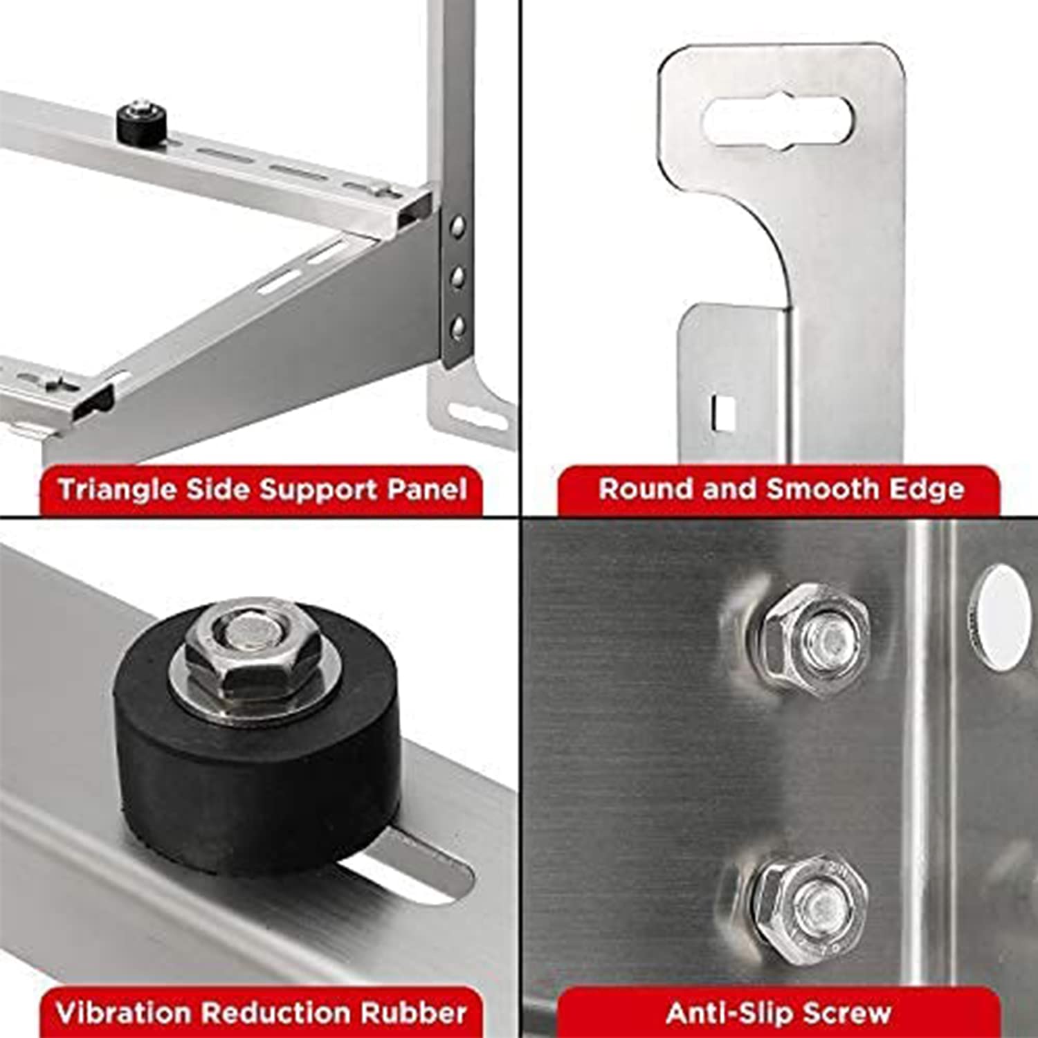 (Open Box) Wall Mounted Aluminum Bracket for Mini Spilt AC