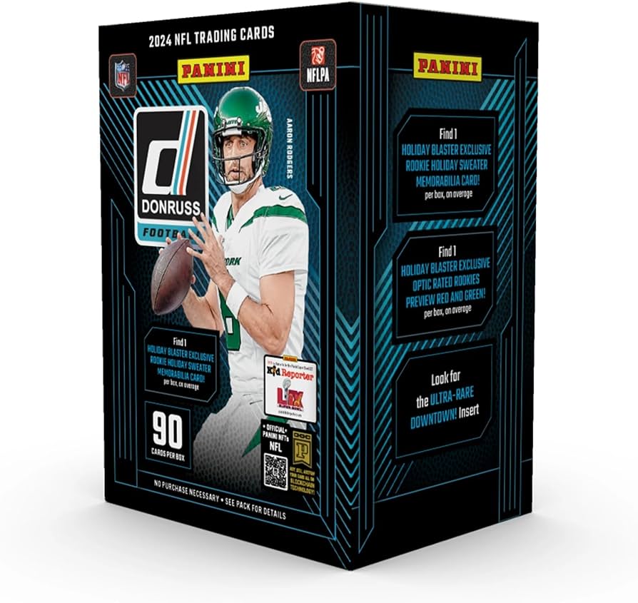 2024 Panini Donruss Holiday (Rookie Holiday Sweater Memorabilia) NFL Blaster Box