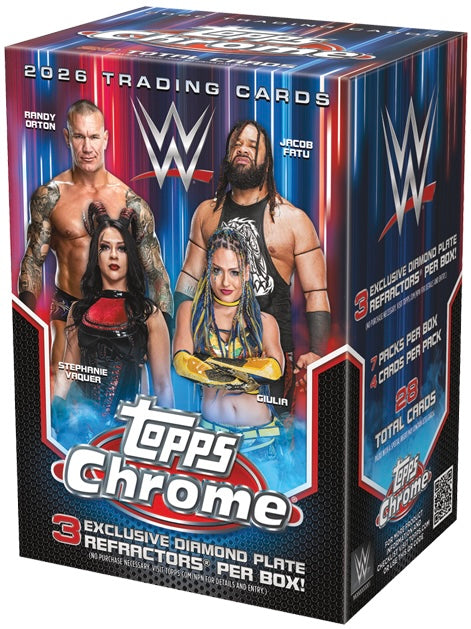 2026 Topps Chrome WWE Value Blaster Box