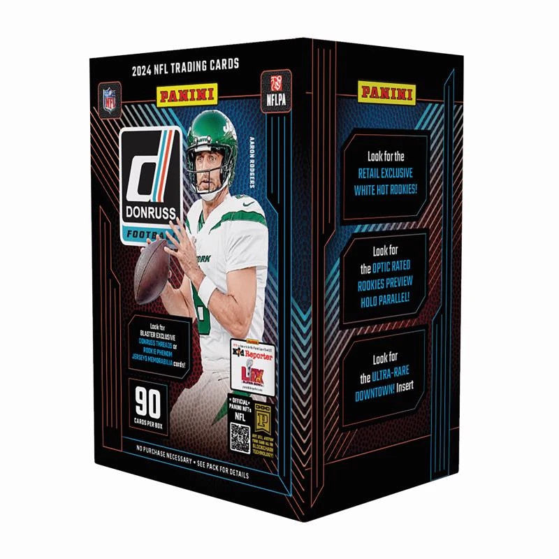 2024 Panini Donruss (Donruss Threads, Rookie Phenom or White Hot Parallels ) NFL Blaster Box