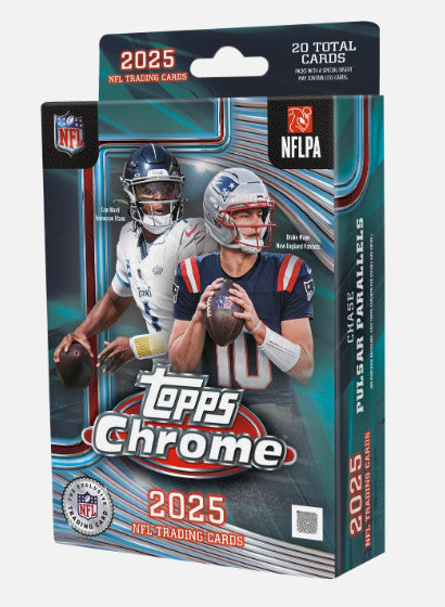 2025 Topps Chrome NFL Hanger Box