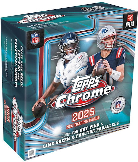 2025 Topps Chrome NFL Mega Box