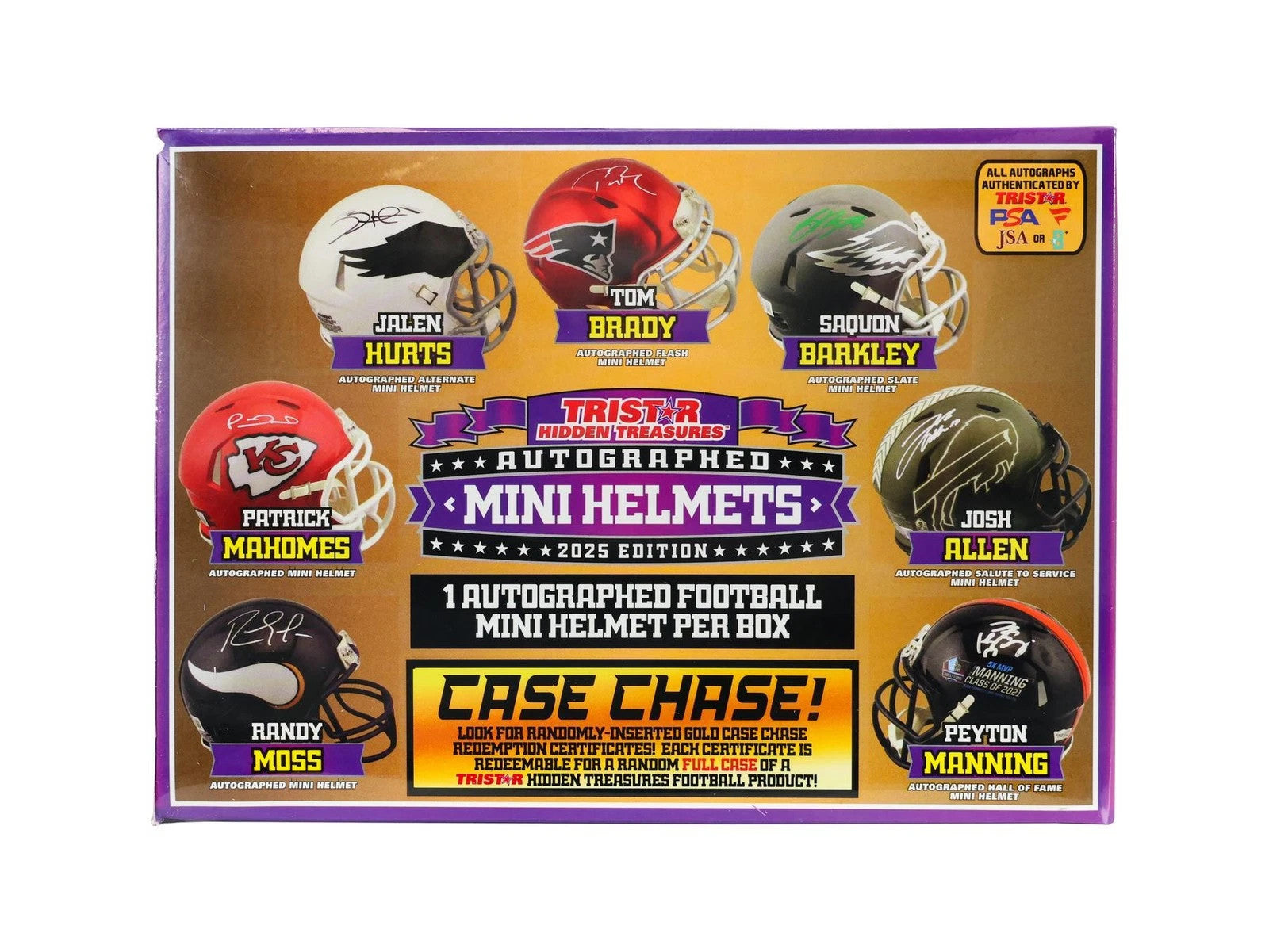 2025 TriStar Autographed Mini Helmet NFL Football Hobby Box