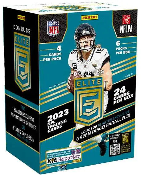 2023 Panini Donruss Elite (Green Disco Parallels) NFL Blaster Box